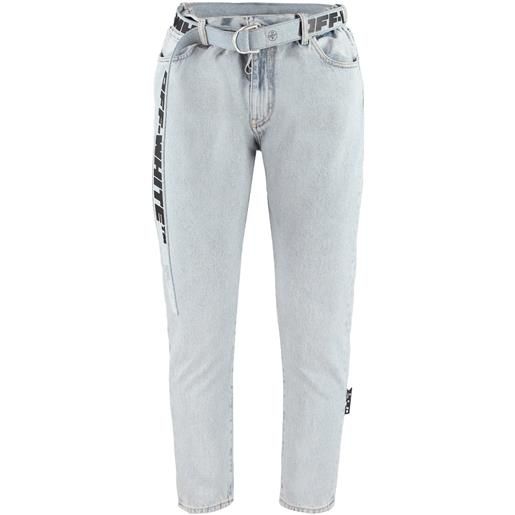 Off-white jeans in denim con cintura
