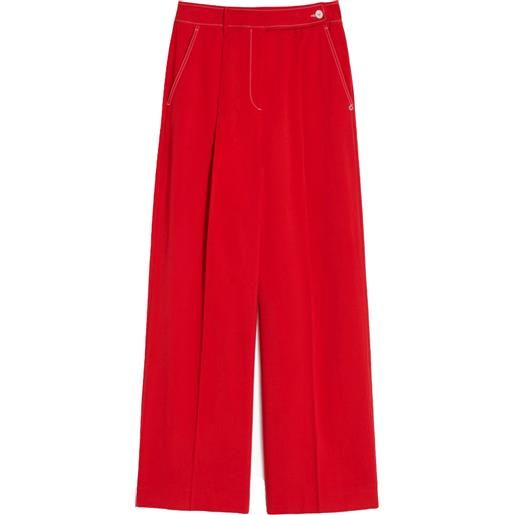Penny Black pennyblack pantaloni ampi in twill fluido colore rosso