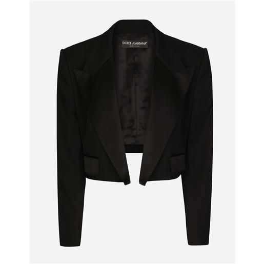 Dolce & Gabbana spencer tuxedo in gabardina di lana