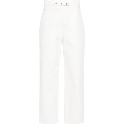 IRO pantaloni affusolati con cintura - bianco