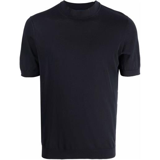 Drumohr t-shirt girocollo - blu