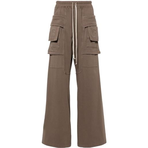 Rick Owens DRKSHDW pantaloni sportivi con coulisse - grigio