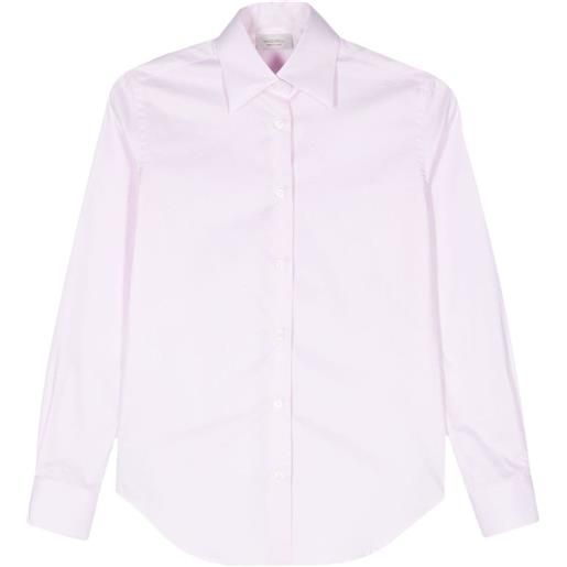 Mazzarelli camicia con colletto a punta - rosa