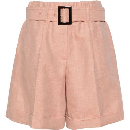 Lorena Antoniazzi shorts con cintura - rosa