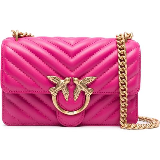 PINKO borsa love bag one mini - rosa