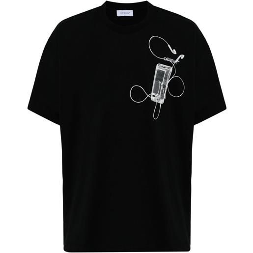 Off-White t-shirt con logo - nero