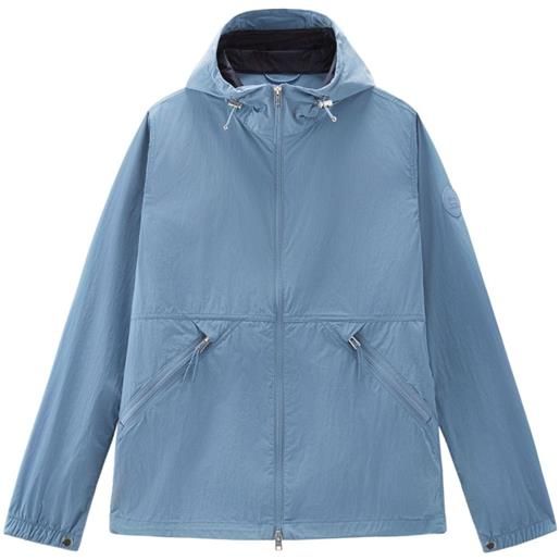 Woolrich giacca a vento con cappuccio - blu