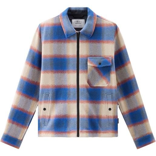 Woolrich giacca-camicia timber - blu