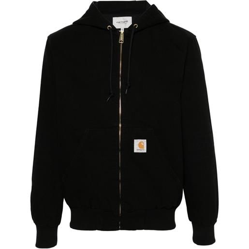 Carhartt WIP giacca active con cappuccio - nero