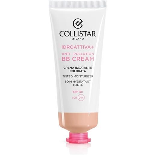 Collistar idroattiva+ - anti-pollution bb cream idratante colorata n. 1, 50ml