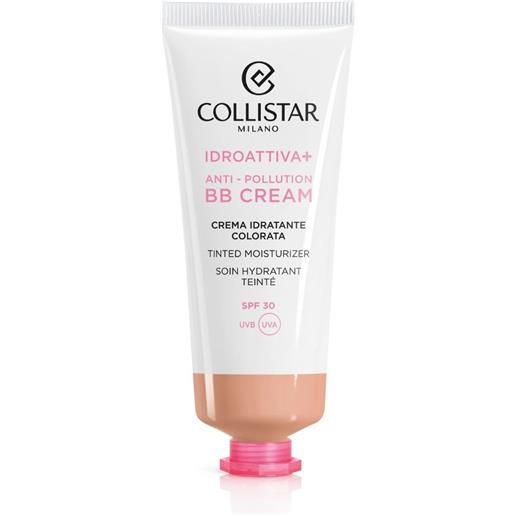 Collistar idroattiva+ - anti-pollution bb cream idratante colorata n. 2, 50ml