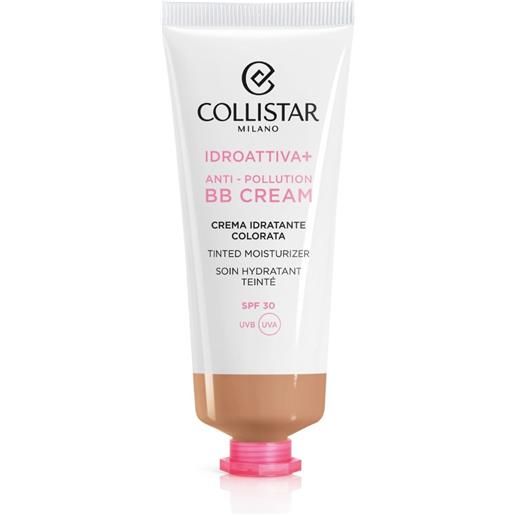 Collistar idroattiva+ - anti-pollution bb cream idratante colorata n. 3, 50ml