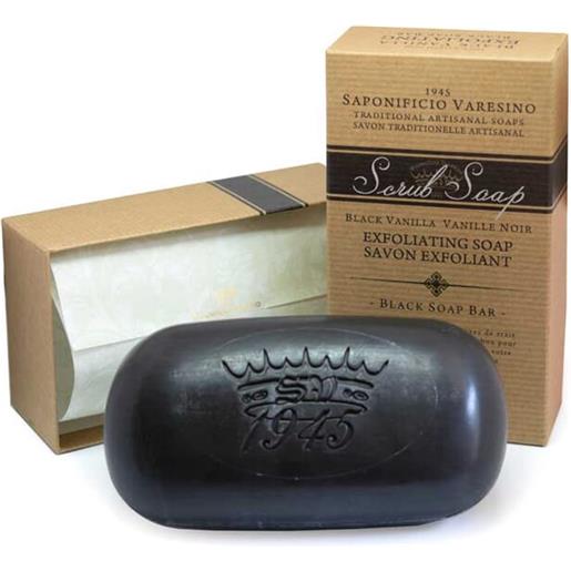 Saponificio Varesino sapone scrub black vanilla 300gr