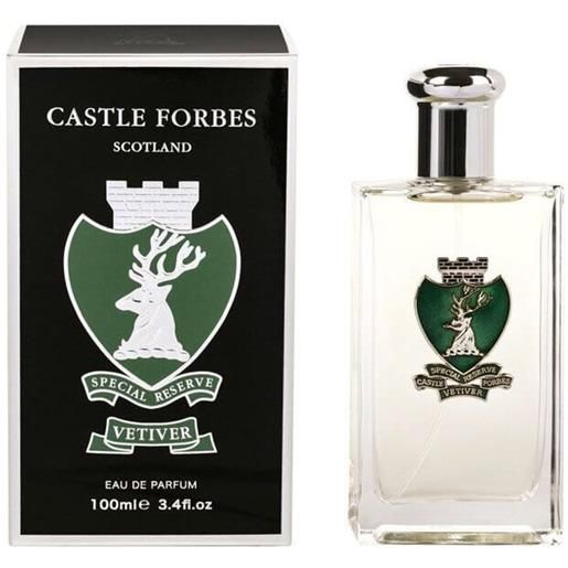 Castle Forbes eau de parfum special reserve vetiver 100ml