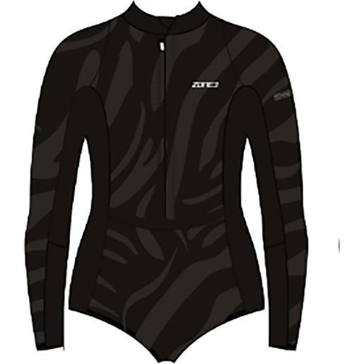 Zone3 yulex® long sleeve swimsuit nero uk 8 donna