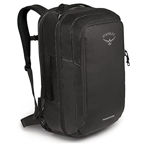 Osprey bag, transporter carry-on borsone da viaggio black o/s unisex-adult, s