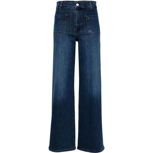 FRAME jeans svasati a vita alta - blu