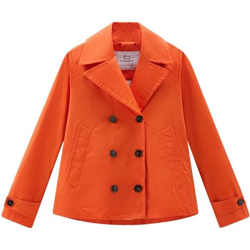 Woolrich giacca havice doppiopetto - arancione