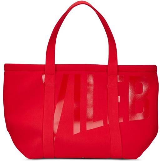 Vilebrequin borsa tote bagsib con stampa - rosso