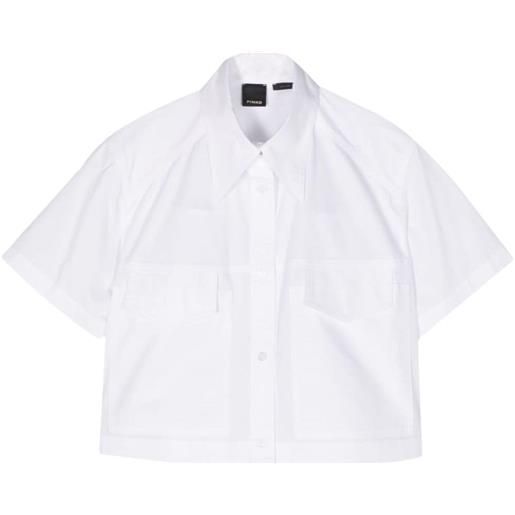 PINKO camicia con inserti - bianco