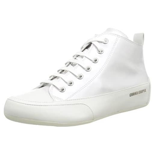 Candice Cooper mid s, sneaker, donna, white/light blue, 34 eu