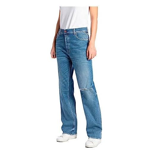 Replay jaylie jeans, blu (medio 009), 30w x 30l donna