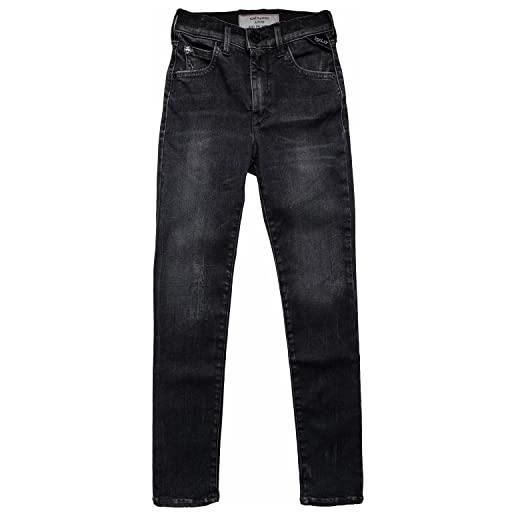 Replay nellie jeans, 097 grigio scuro, 16 anni bambina
