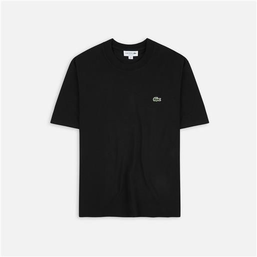 Lacoste classic fit cotton jersey t-shirt black uomo