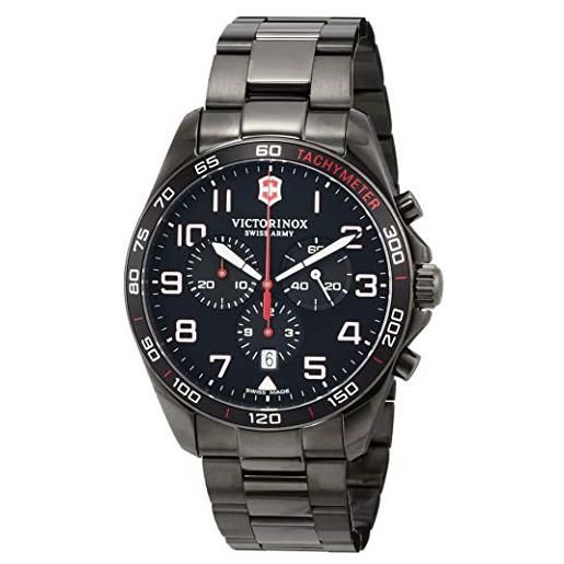 Victorinox uomo field. Force sport cronografo - orologio al quarzo analogico in acciaio inossidbile fabbricato in svizzera 241890
