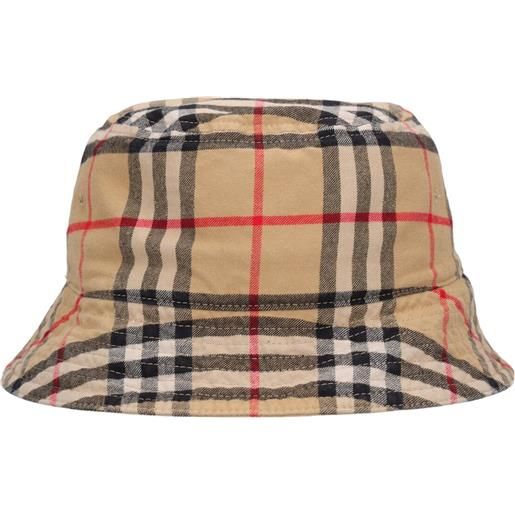 BURBERRY archive check bucket hat