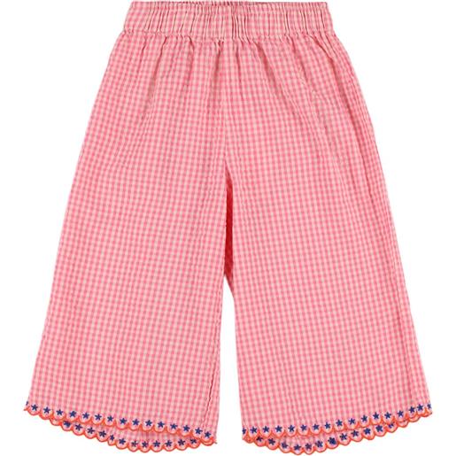 TINY COTTONS pantaloni in cotone gingham
