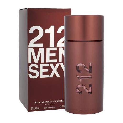 Carolina Herrera 212 sexy men 100 ml eau de toilette per uomo
