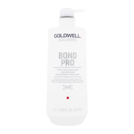 Goldwell dualsenses bond pro fortifying conditioner 1000 ml balsamo per capelli danneggiati e colorati per donna