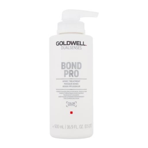 Goldwell dualsenses bond pro 60sec treatment maschera per capelli danneggiati e colorati 500 ml per donna