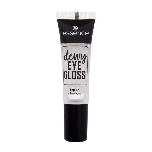 Essence dewy eye gloss ombretto liquido dalla texture lucida 8 ml tonalità 01 crystal clear