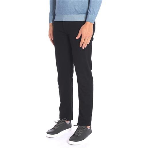 Trussardi Jeans jeans trussardi 370 close elasticizzato nero, colore nero