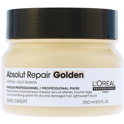 L'Oréal Professionnel serie expert absolut repair golden maschera per capelli secchi e danneggiati 250 ml