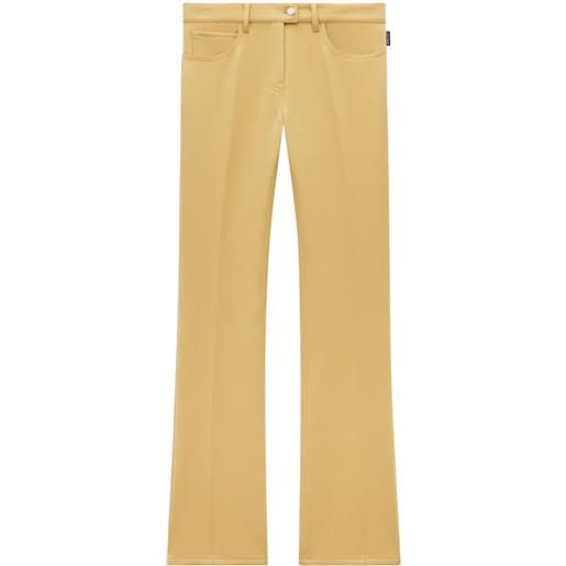 Courrèges pantaloni svasati - giallo