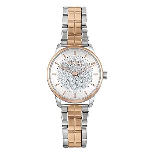 Breil - women's watch lucille collection ew0542 - accessori donna - orologio per donne in acciaio lucido con cassa da 32 mm e cinturino regolabile da 13,5 a 19 cm