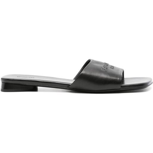 Balenciaga sandali slides duty free - nero