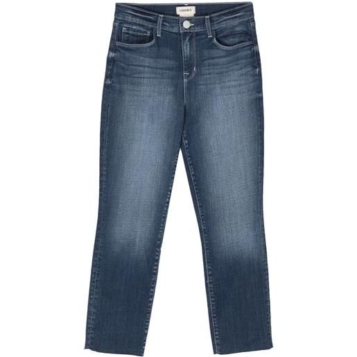 L'Agence jeans sada slim crop - blu