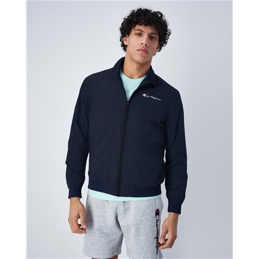 Champion giacca full-zip mini logo blu uomo