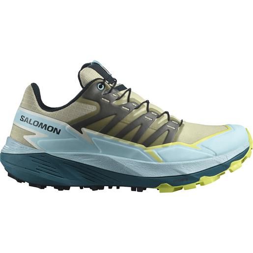 Salomon scarpe running donna Salomon thundercross w alfalfa/tanager. Turquoise/sunny lime uk 4,5
