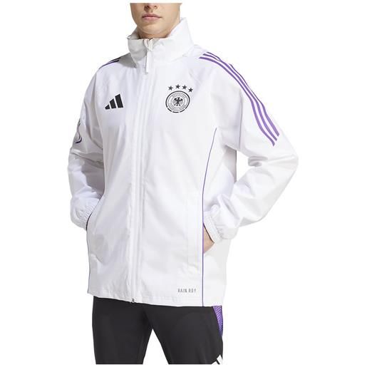 Adidas germany 23/24 rain jacket bianco 2xl