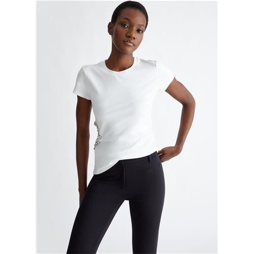 LIU JO t-shirt donna bianco ottico