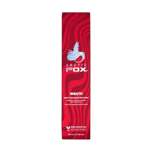 ARCTIC FOX tintura per capelli semipermanente vibrante 100% vegana e cruelty-free wrath 165 ml e