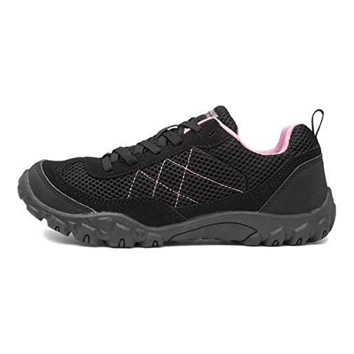 Regatta ldy edgepointlife, scarpe da escursionismo donna, rosa erica nera, 38 eu