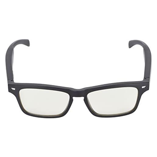 Cuifati occhiali wireless, occhiali intelligenti, con microfono e mini altoparlante, con lenti anti luce blu