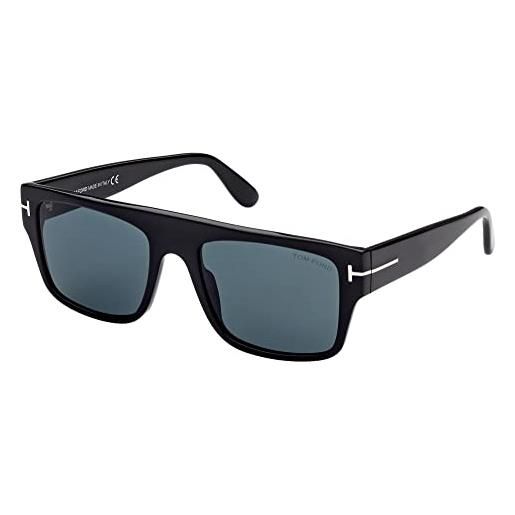 Tom Ford occhiali da sole dunning-02 ft 0907 shiny black/blue 55/19/145 uomo