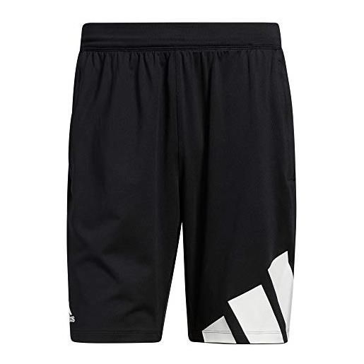 adidas 4k 3 bar short, pantaloncini unisex-adulto, black, s